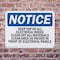 Signmission Keep Top Of All Electrical Boxes Clear Of, 14 in W x Rectangle, Plastic OS-2PACK-NS-P-1014-L-13879 - alternate 4